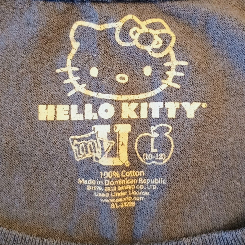 Girl's Hello Kitty Penn State Nitrany Lion Girl Blue Long Sleeve T-shirt L 10/12 - Picture 3 of 8